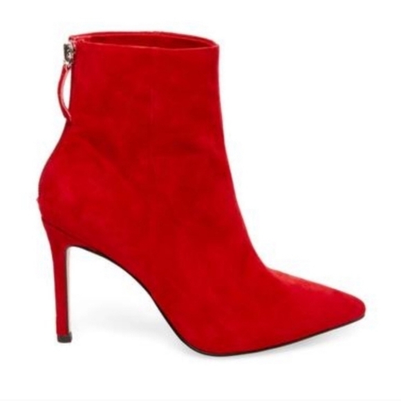 Steve Madden Carey Booties in Red Size 8 - Picture 1 of 13